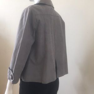 Danier Jackets & Coats - Silver faux suede blazer Danier Jackets & Coats - Silver faux suede blazer